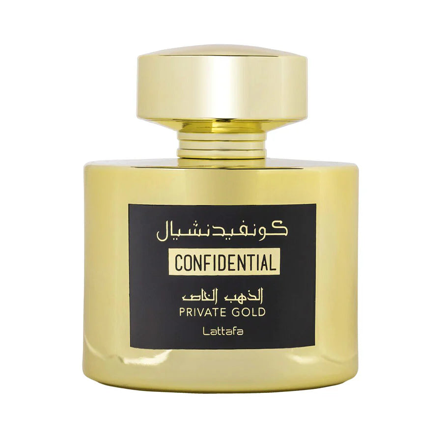 Lattafa Confidential Private Gold 3.4oz EDP